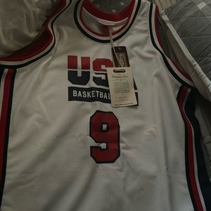 Mitchell and ness Olympic team basketball jersey.